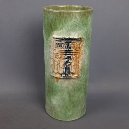 Vaso maiolica fratelli - vaso,