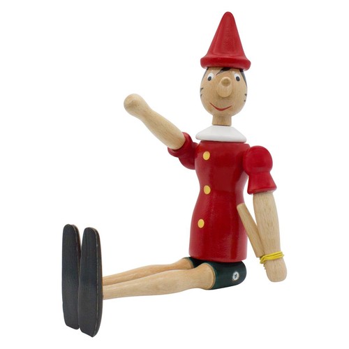 Gico pinocchio statua snodata - statua,