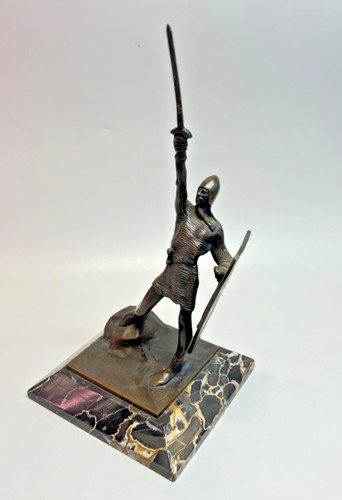 Statua bronzo anni 20 - anni,